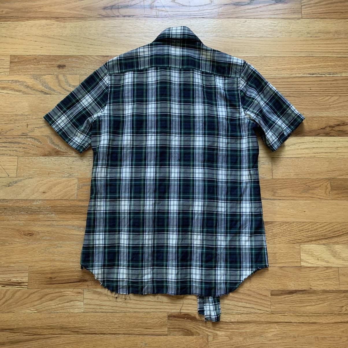 Tricot Comme des Garcons SS2005 Deconstructed Plaid Shirt Size M / US 6-8 / IT 42-44 - 4 Thumbnail