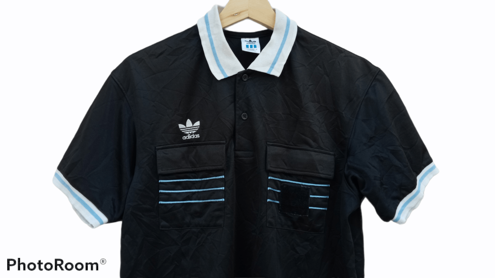 Adidas × Descente × Vintage 🔥🔥Vtg Adidas Descente 3 Stripe Embroidery Logo T-Shirt Size US M / EU 48-50 / 2 - 4 Thumbnail