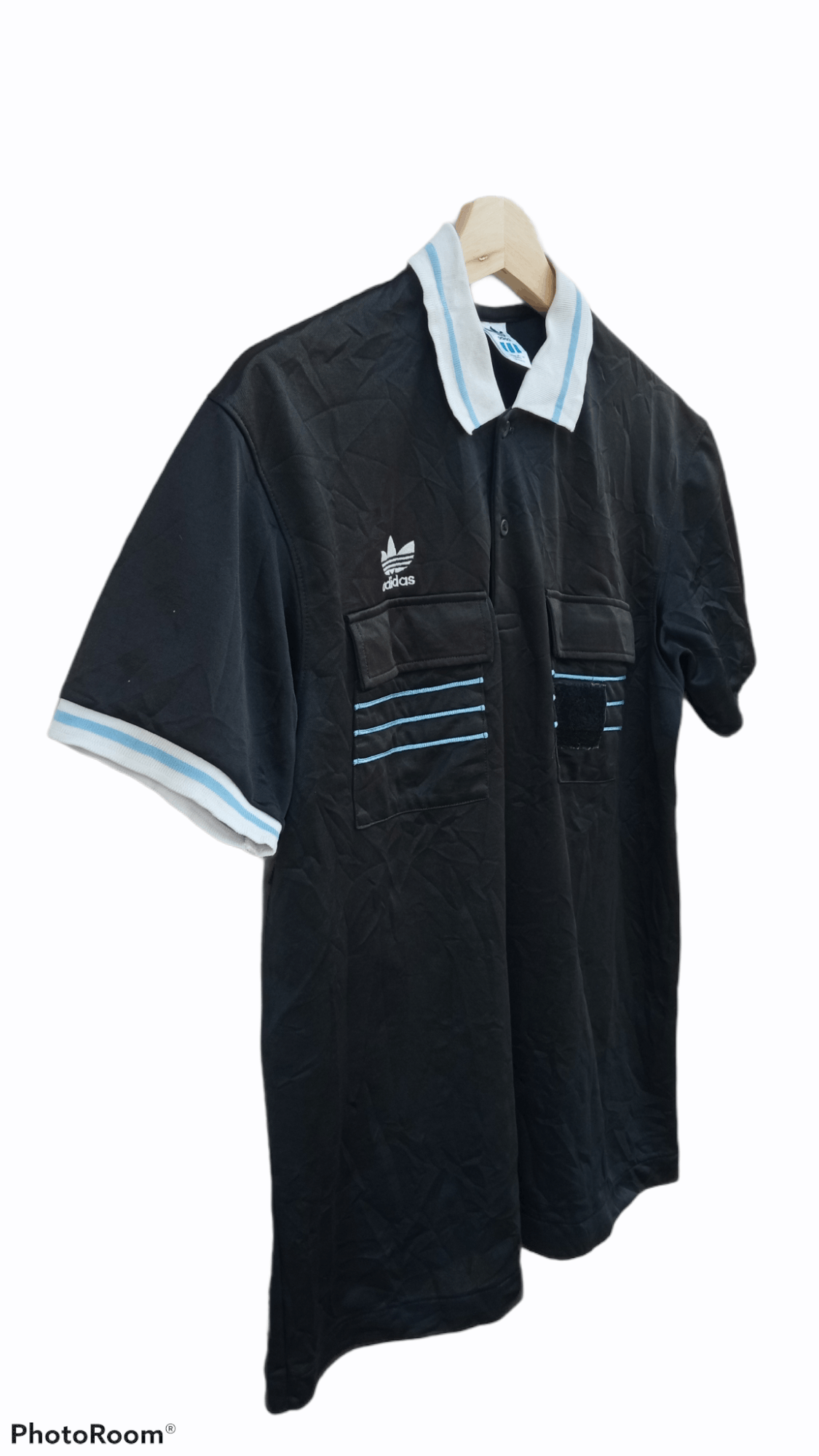 Adidas × Descente × Vintage 🔥🔥Vtg Adidas Descente 3 Stripe Embroidery Logo T-Shirt Size US M / EU 48-50 / 2 - 6 Thumbnail