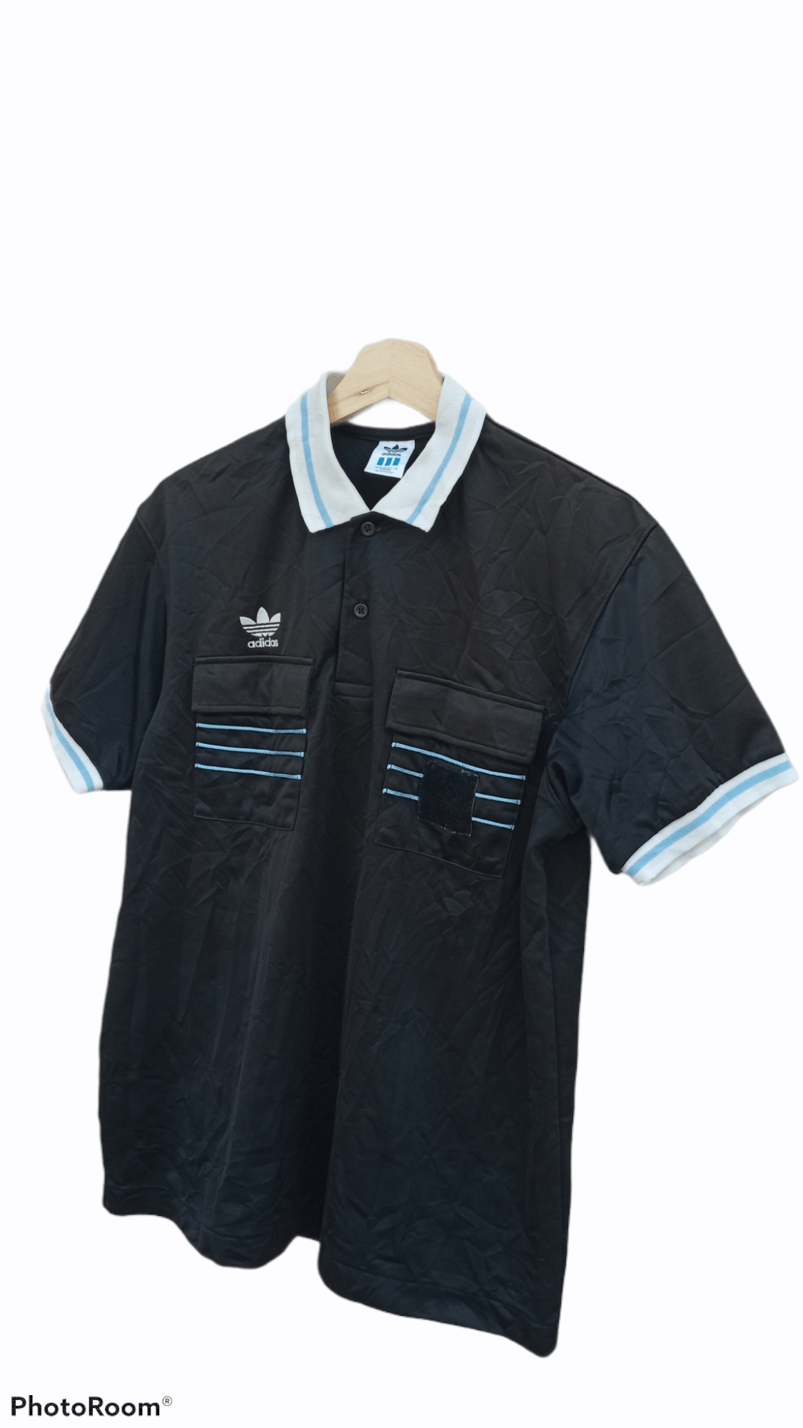 Adidas × Descente × Vintage 🔥🔥Vtg Adidas Descente 3 Stripe Embroidery Logo T-Shirt Size US M / EU 48-50 / 2 - 3 Thumbnail
