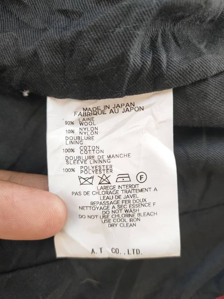 ATSURO TAYAMA A/T Atsuro Tayama Wool Jacket Size XS / US 0-2 / IT 36-38 - 3 Thumbnail
