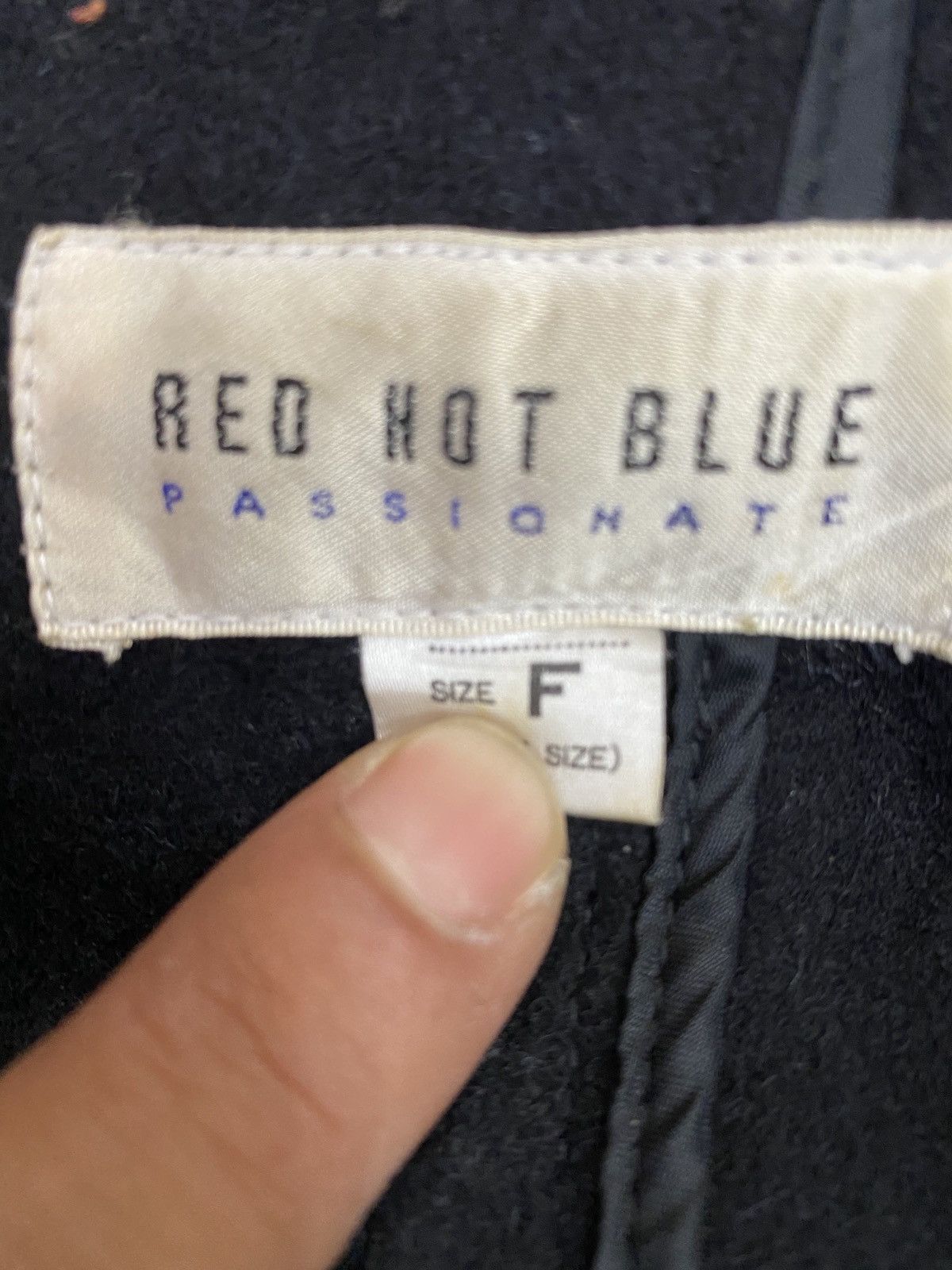 Designer × Rei Kawakubo Full black made in japan Wool Duffle coat by Red Hot Blue Size US XL / EU 56 / 4 - 8 Thumbnail