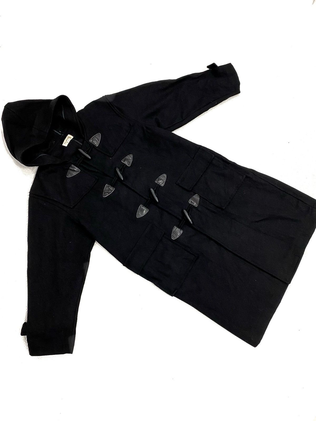 Designer × Rei Kawakubo Full black made in japan Wool Duffle coat by Red Hot Blue Size US XL / EU 56 / 4 - 6 Thumbnail