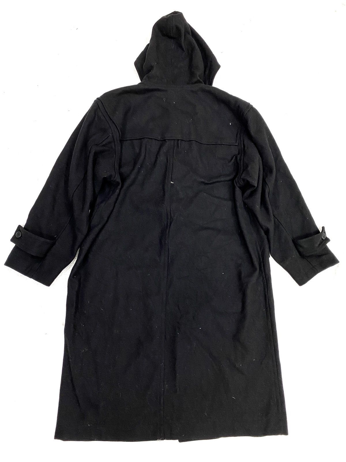 Designer × Rei Kawakubo Full black made in japan Wool Duffle coat by Red Hot Blue Size US XL / EU 56 / 4 - 4 Thumbnail