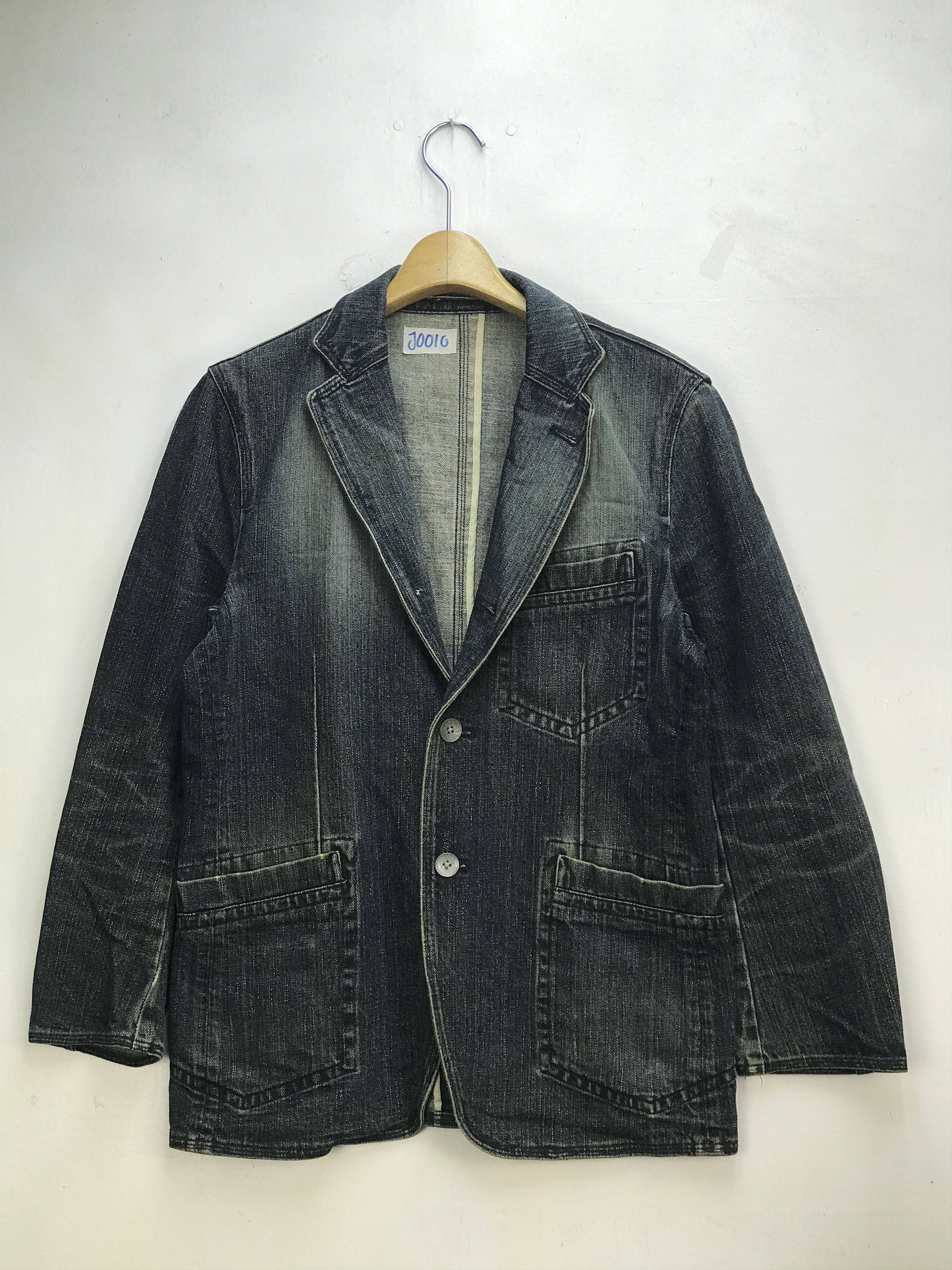 image of Archival Clothing x Avant Garde Steals!! Vintage Junmen Denim Lounge Jacket in Blue (Size Small)