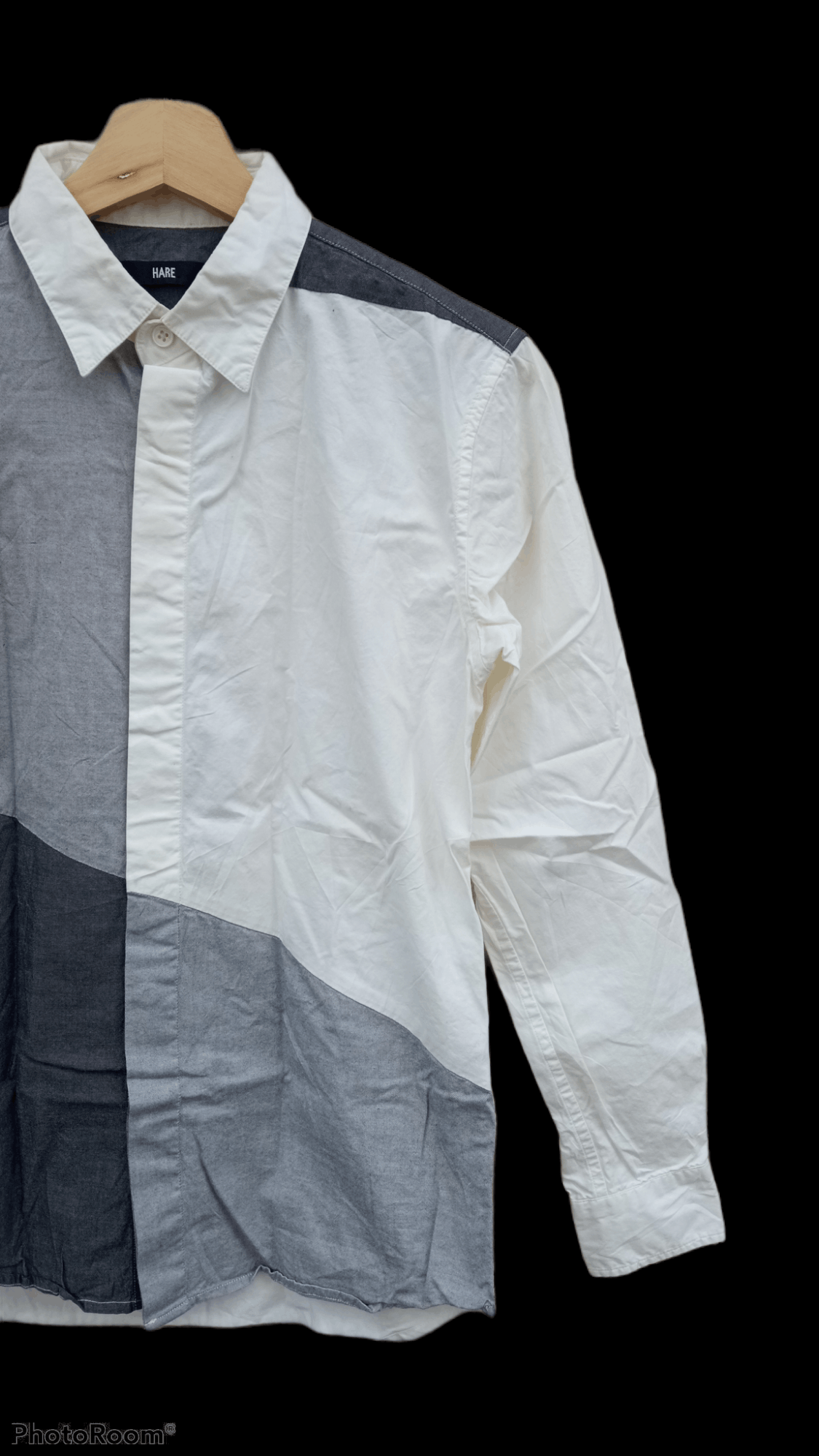 HARE × Japanese Brand 🔥🔥Japanese Brand Hare Patchwork Button Up Shirt Size US S / EU 44-46 / 1 - 4 Thumbnail