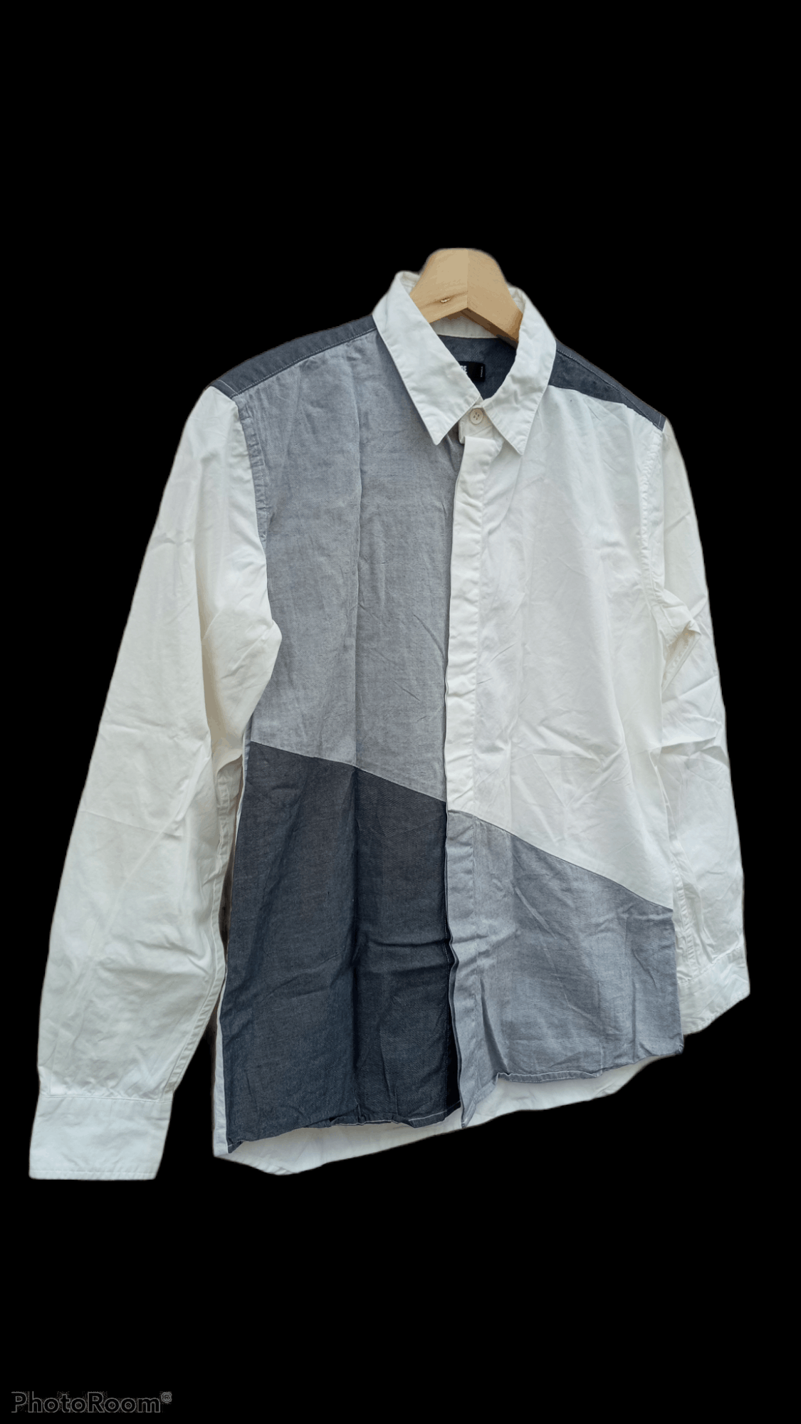 HARE × Japanese Brand 🔥🔥Japanese Brand Hare Patchwork Button Up Shirt Size US S / EU 44-46 / 1 - 2 Thumbnail