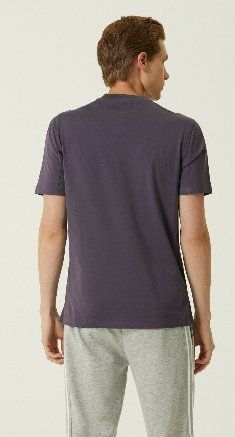 Brunello Cucinelli BRUNELLO CUCINELLI purple regular fit slogan t-shirt Small Size US S / EU 44-46 / 1 - 4 Thumbnail