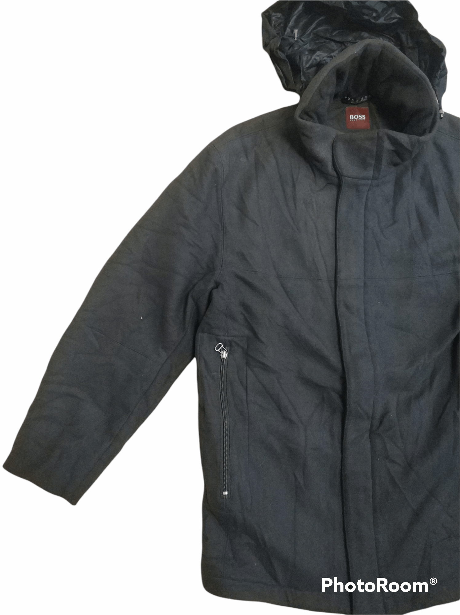 Hugo Boss 🔥Vintage Techno Wool Hugo Boss Zipper Jacket Size US M / EU 48-50 / 2 - 4 Thumbnail
