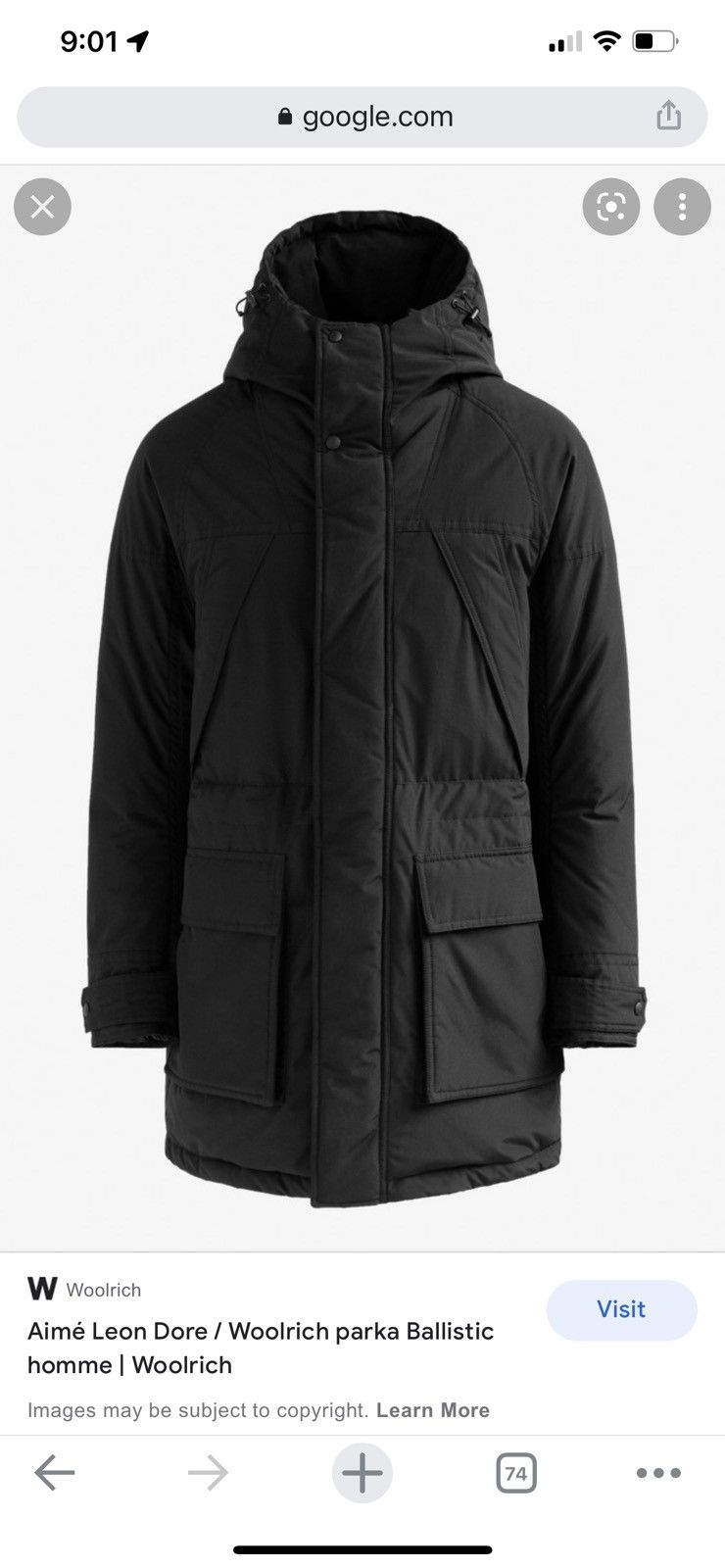 Aime Leon Dore Aime Leon Dore x Woolrich Ballistic Parka Size US M / EU 48-50 / 2 - 3 Thumbnail
