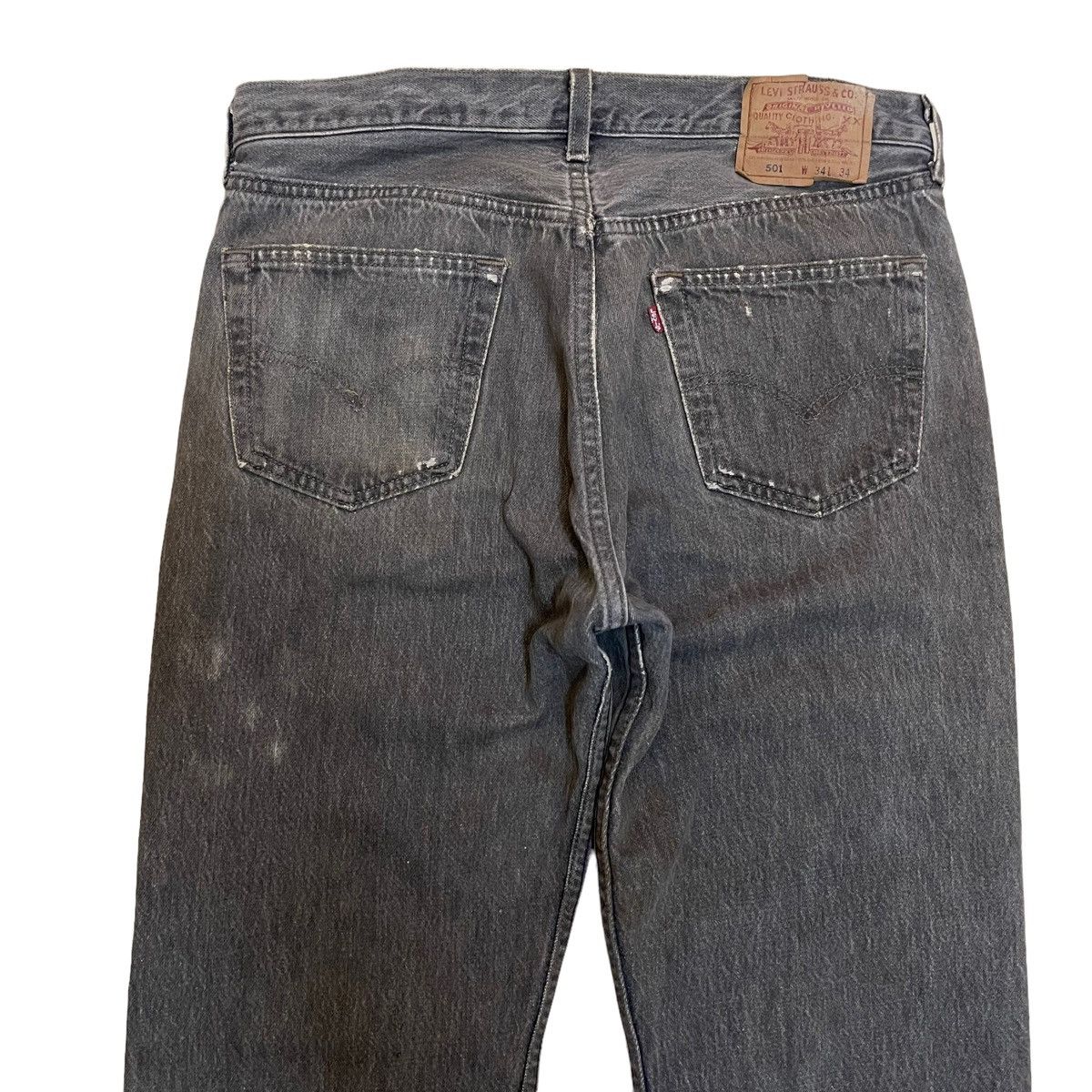 Levi's 90s Levi's 501 Distressed Black Denim W 33 L 31.5 Size US 33 - 11 Thumbnail