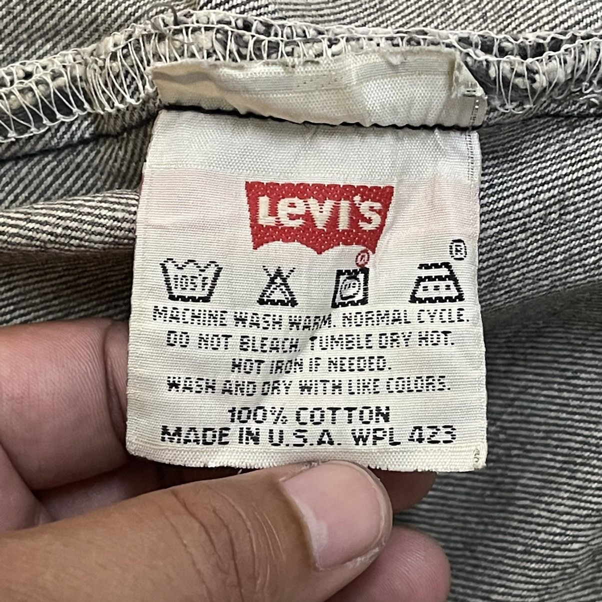 Levi's 90s Levi's 501 Distressed Black Denim W 33 L 31.5 Size US 33 - 17 Thumbnail