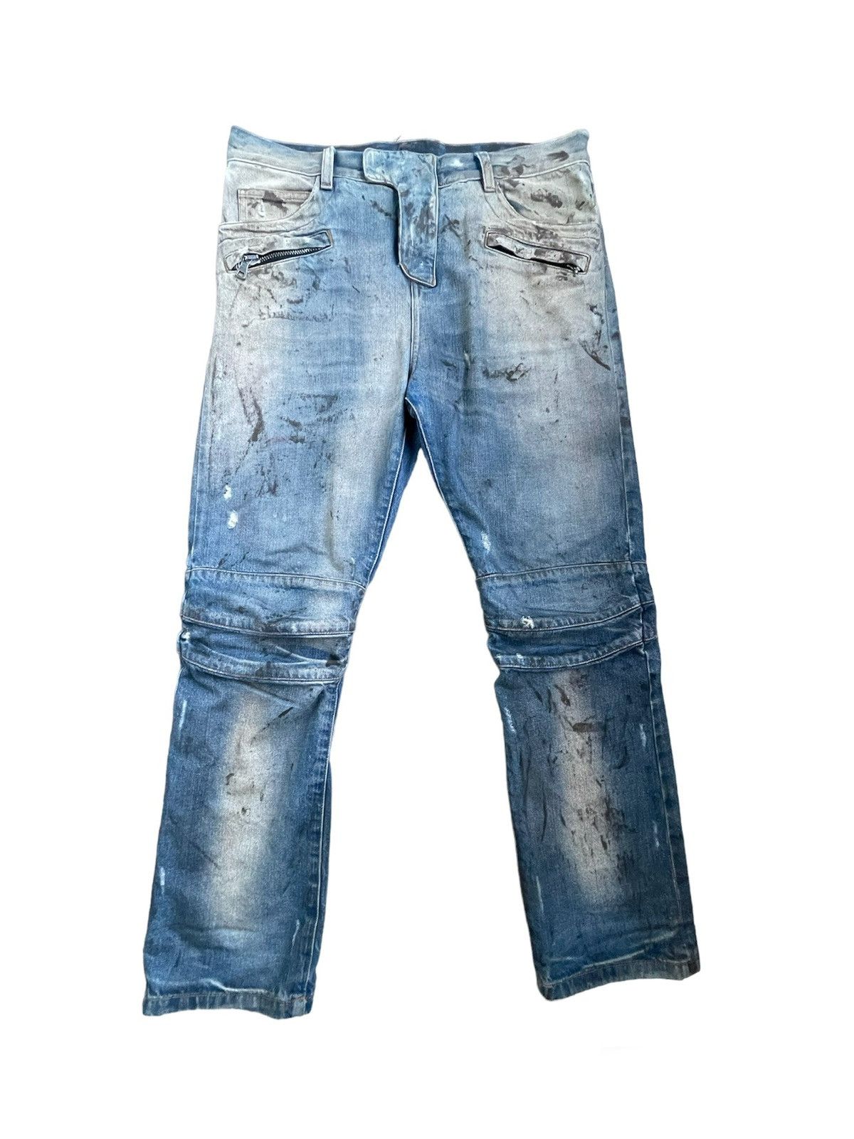 Balmain Moto Jeans