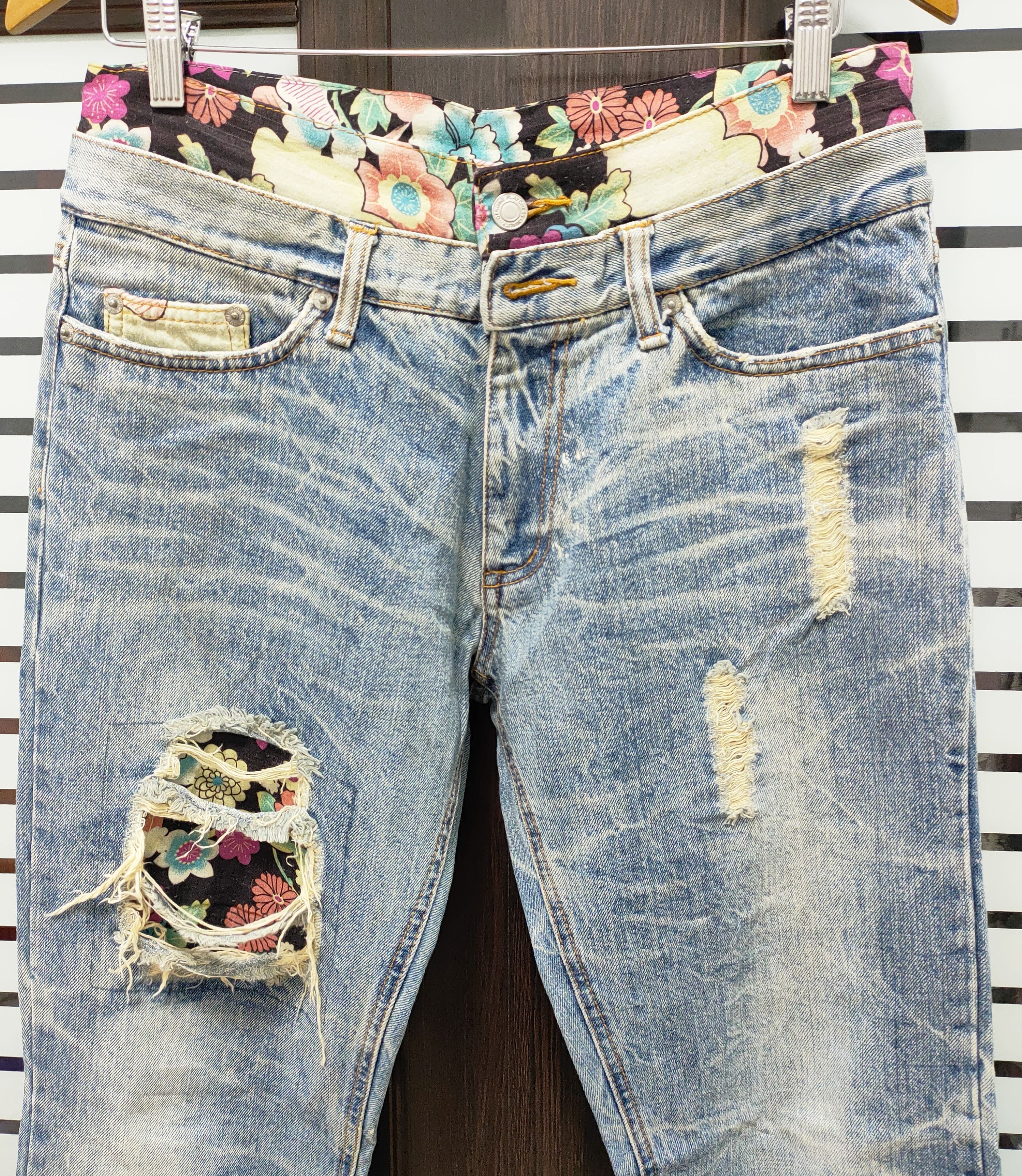 Japanese Brand 💥Flared Double Waist Genuine Playchess Japanese Brand 💥 Size US 31 - 1 Thumbnail