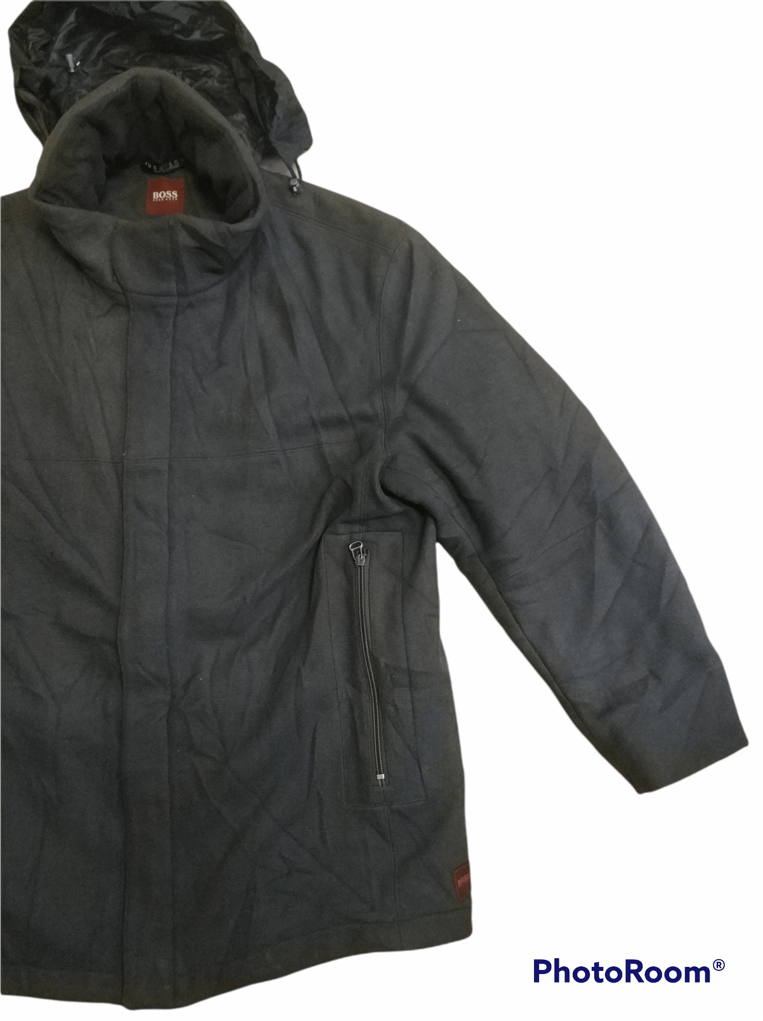 Hugo Boss 🔥Vintage Techno Wool Hugo Boss Zipper Jacket Size US M / EU 48-50 / 2 - 3 Thumbnail