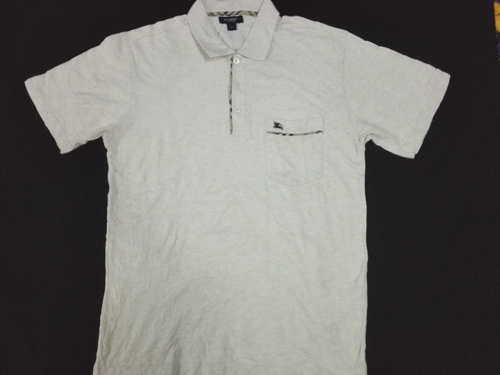 Burberry BURBERRY LONDON Casual Long Sleeve Polo Tee Size US S / EU 44-46 / 1 - 1 Thumbnail