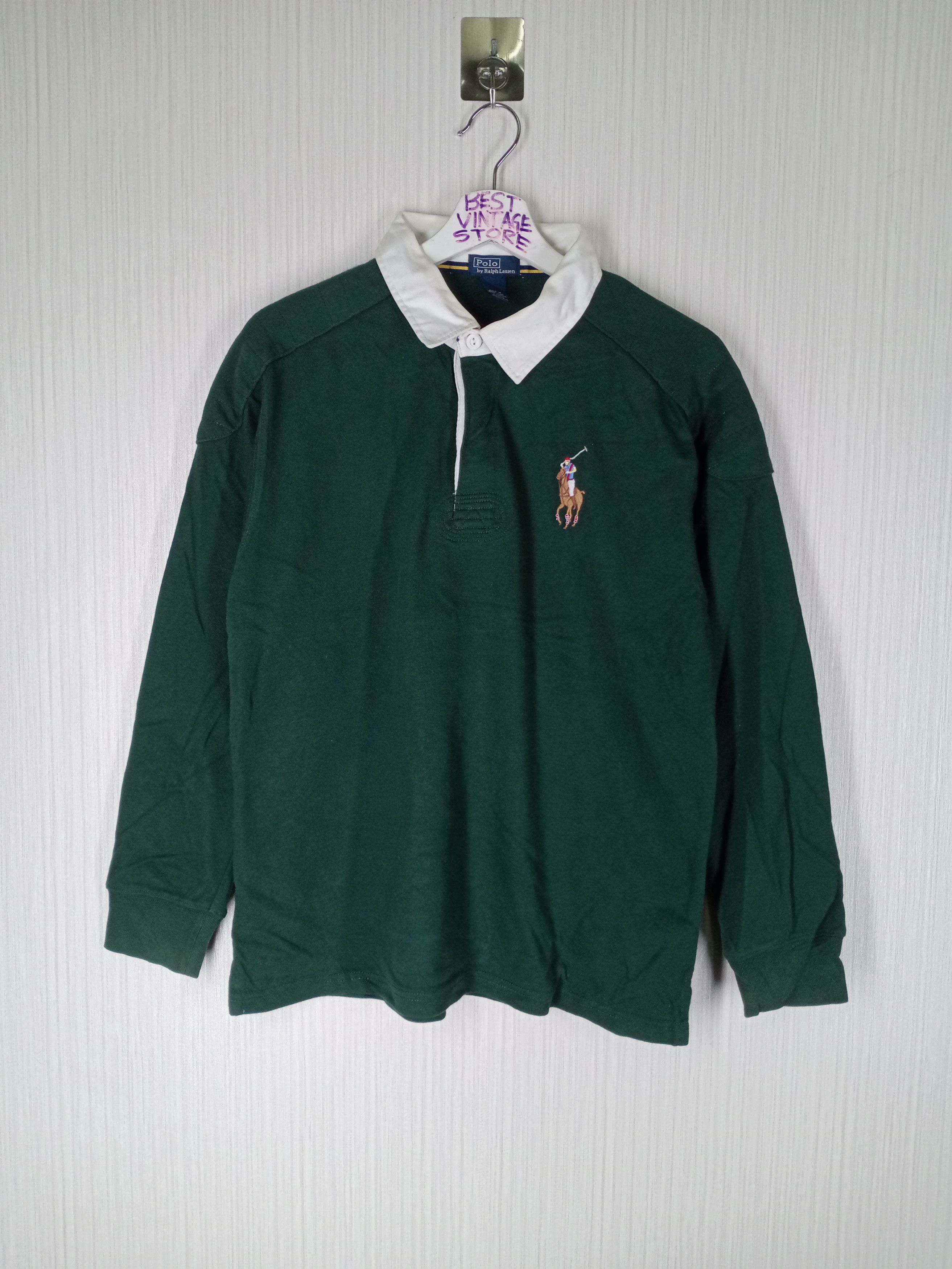 Polo Ralph Lauren Vintage Polo Ralph Lauren Rugby Size US M / EU 48-50 / 2 - 2 Thumbnail
