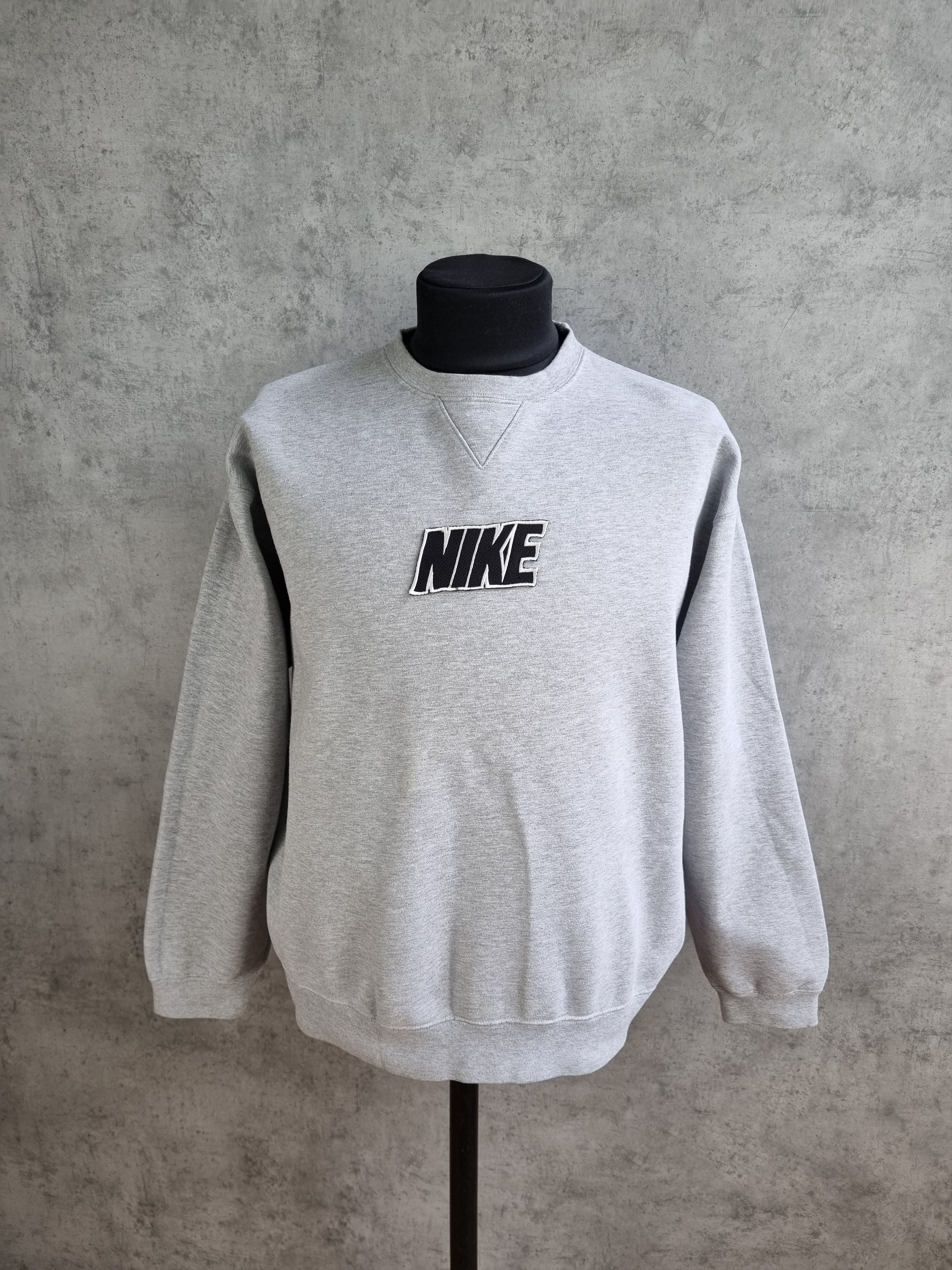 Nike × Vintage Rare 90s NIKE Box Logo Vintage Sweatshirt Rare Size US XL / EU 56 / 4 - 3 Thumbnail