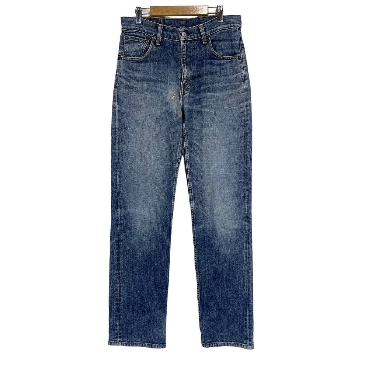 Levi's × Vintage 90s Levis 533 Faded Blue Distressed Denim Size US 30 / EU 46 - 2 Thumbnail
