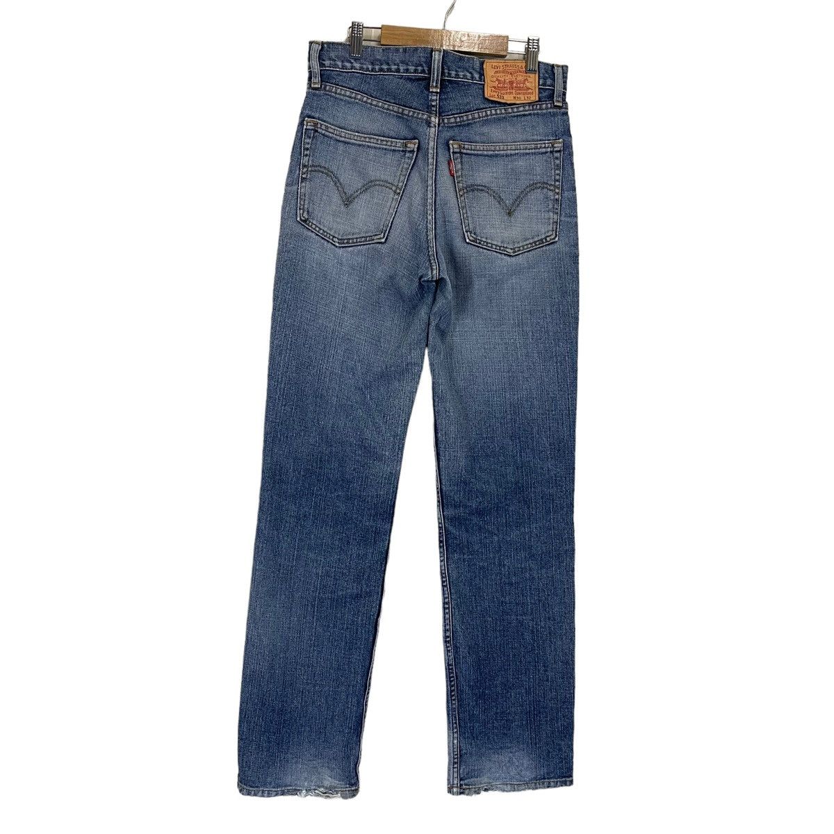 Levi's × Vintage 90s Levis 533 Faded Blue Distressed Denim Size US 30 / EU 46 - 9 Thumbnail