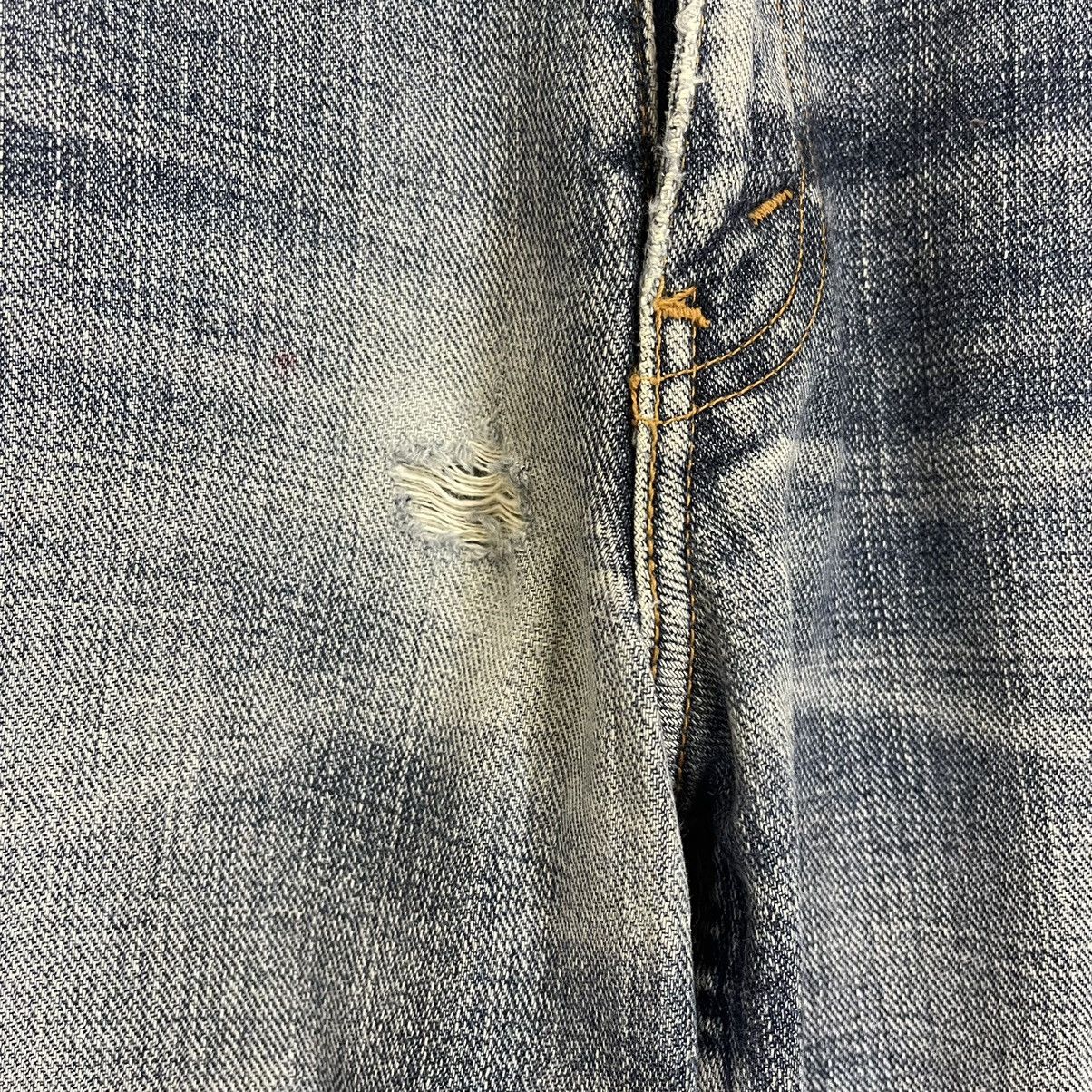 Levi's × Vintage 90s Levis 533 Faded Blue Distressed Denim Size US 30 / EU 46 - 4 Thumbnail