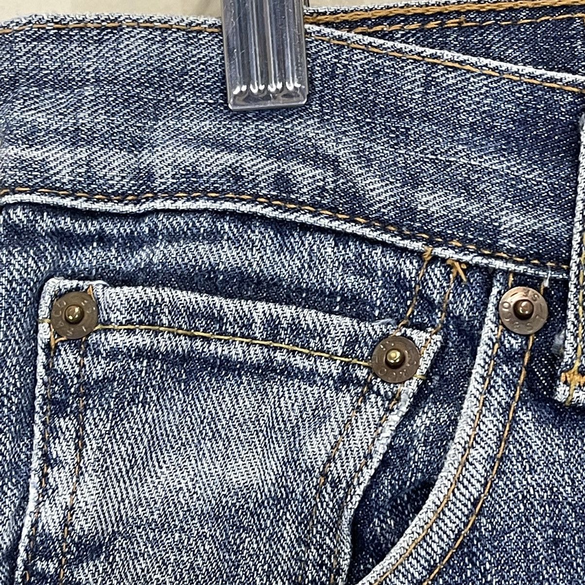 Levi's × Vintage 90s Levis 533 Faded Blue Distressed Denim Size US 30 / EU 46 - 7 Thumbnail