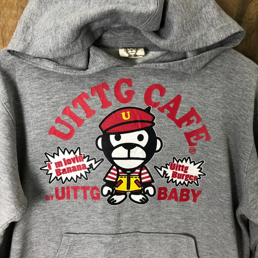 Japanese Brand × Vintage Vintage Uittg Baby Milo Cafe Buger Grey Hoodies #0065 Size US M / EU 48-50 / 2 - 6 Thumbnail