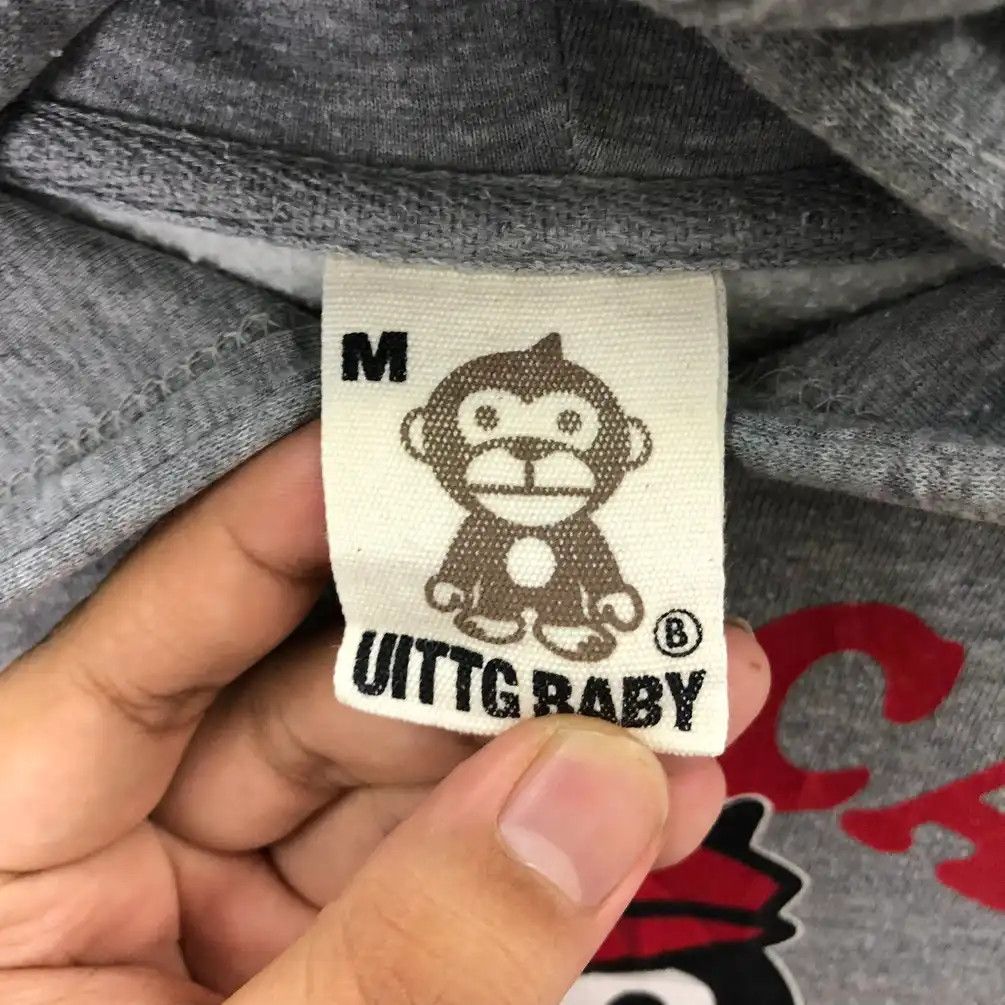 Japanese Brand × Vintage Vintage Uittg Baby Milo Cafe Buger Grey Hoodies #0065 Size US M / EU 48-50 / 2 - 7 Thumbnail