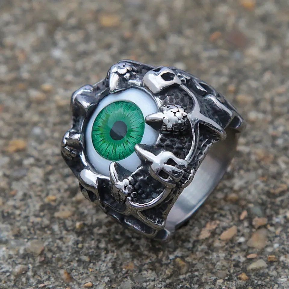 Jewelry × Vintage Dragon Claw Demon Eye Ring Size ONE SIZE - 4 Thumbnail