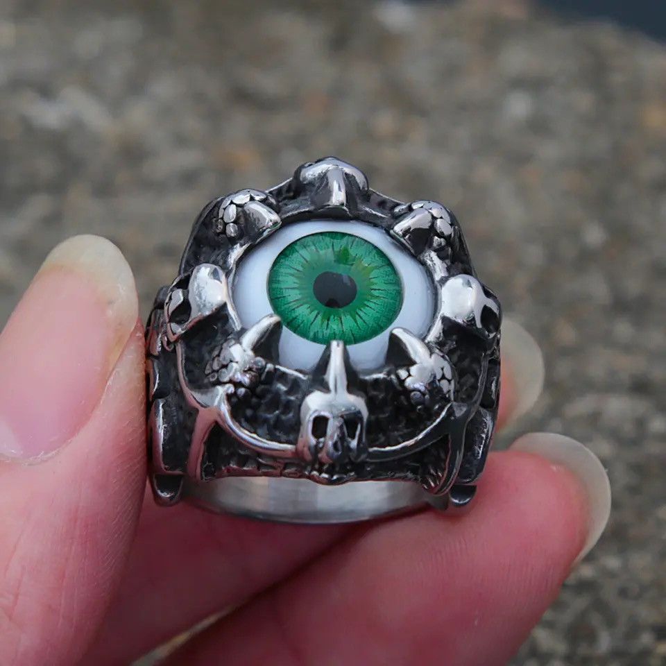 Jewelry × Vintage Dragon Claw Demon Eye Ring Size ONE SIZE - 1 Thumbnail