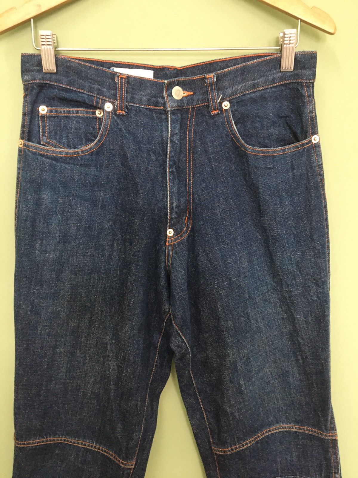 Devilock DEVILOCK - SLIM TAPERED DOUBLE KNEE SIDE POCKET JEANS Size US 30 / EU 46 - 2 Thumbnail