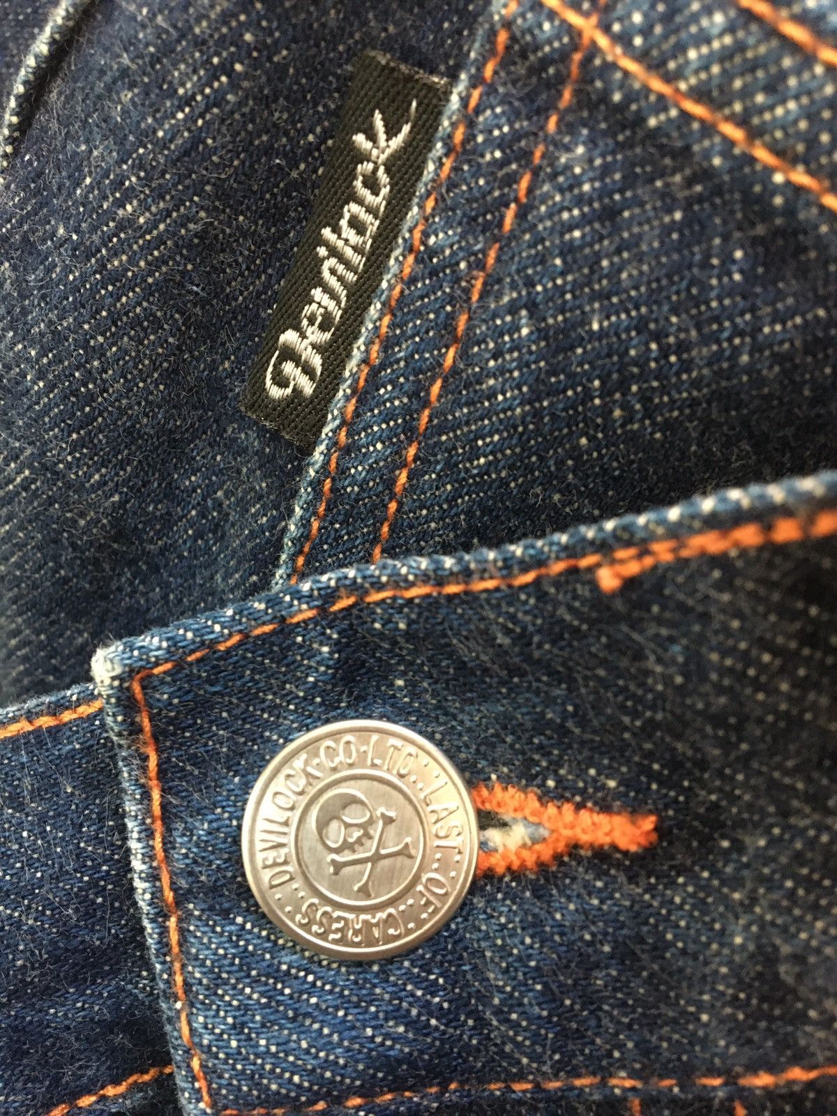Devilock DEVILOCK - SLIM TAPERED DOUBLE KNEE SIDE POCKET JEANS Size US 30 / EU 46 - 11 Thumbnail