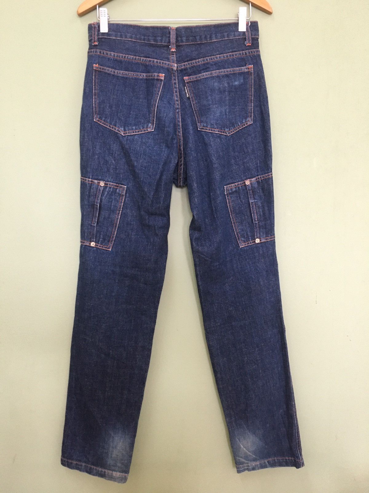 Devilock DEVILOCK - SLIM TAPERED DOUBLE KNEE SIDE POCKET JEANS Size US 30 / EU 46 - 6 Thumbnail