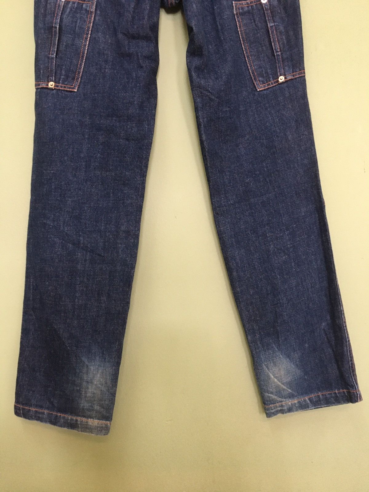 Devilock DEVILOCK - SLIM TAPERED DOUBLE KNEE SIDE POCKET JEANS Size US 30 / EU 46 - 8 Thumbnail