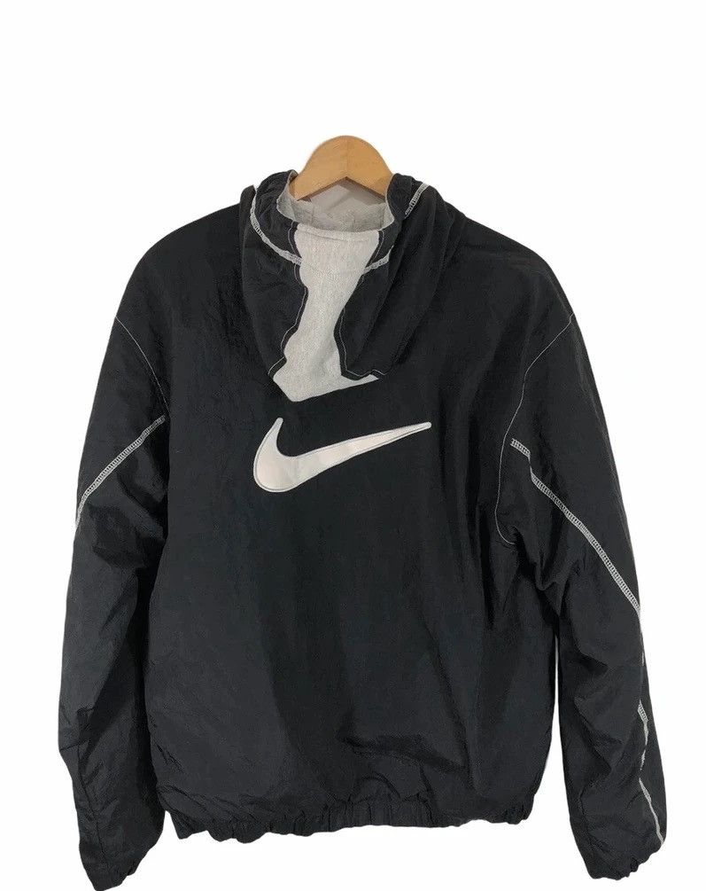 Vintage 90's Nike Big Swoosh Zipper Hoodie