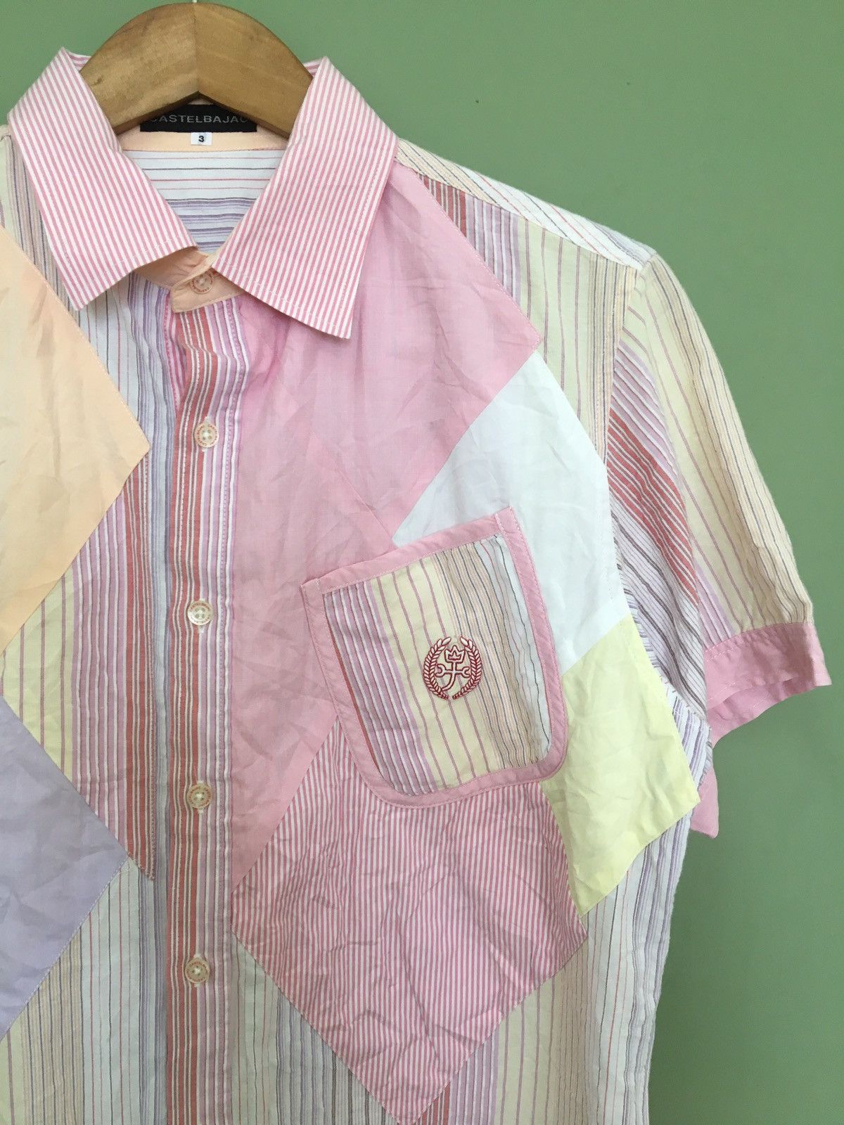 Designer CASTLEBAJAC - KERCHIEF BORO PATCHWORK ART BUTTON UP SHIRTS Size US M / EU 48-50 / 2 - 4 Thumbnail