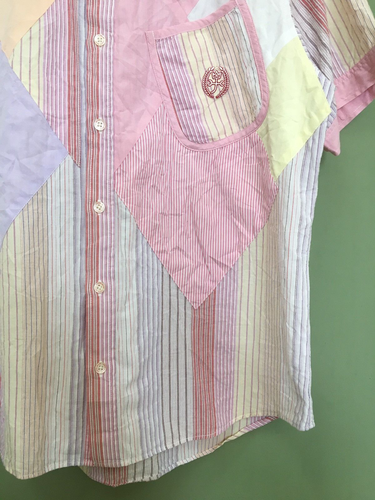 Designer CASTLEBAJAC - KERCHIEF BORO PATCHWORK ART BUTTON UP SHIRTS Size US M / EU 48-50 / 2 - 5 Thumbnail