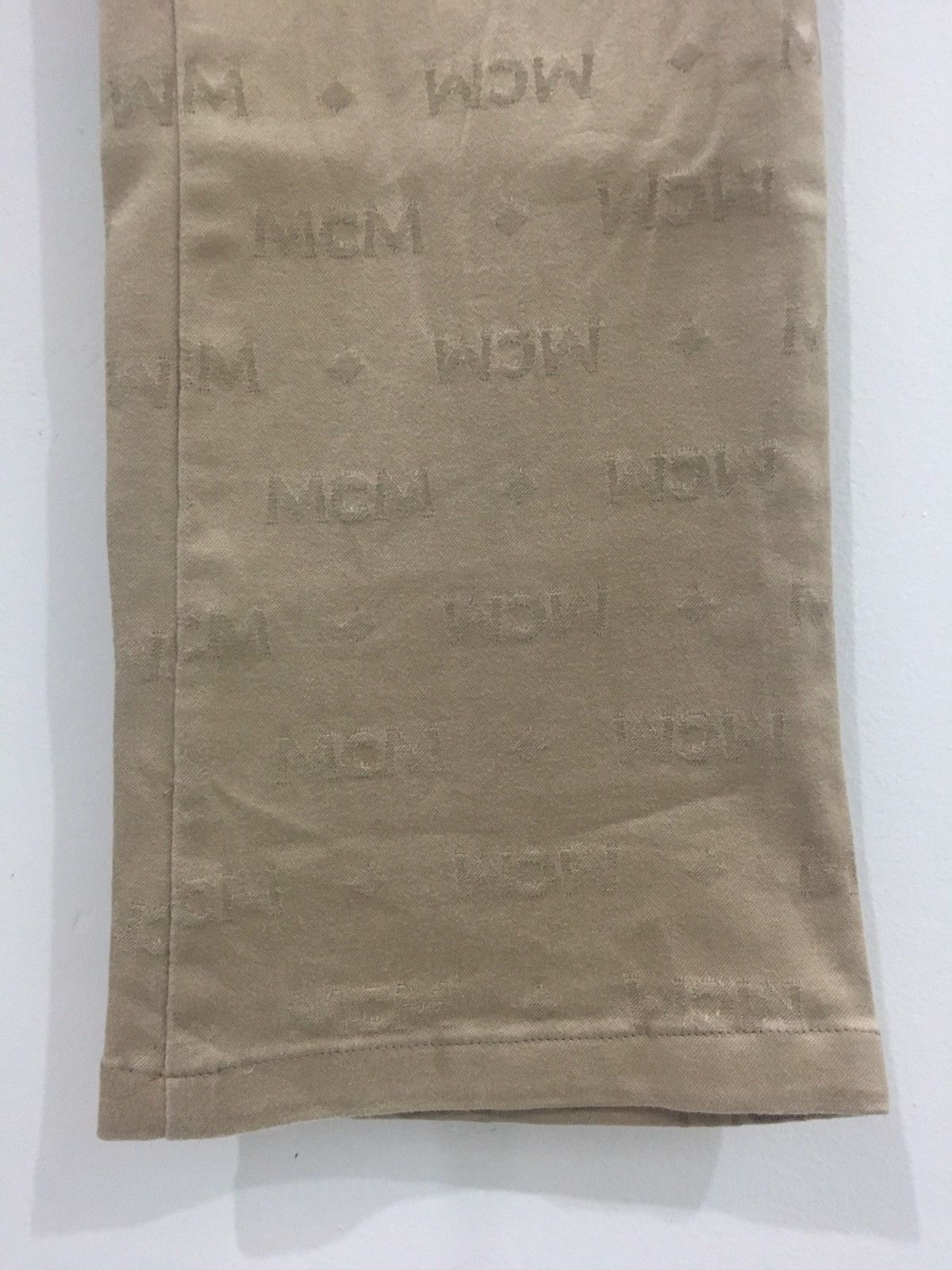 Designer MCM - SLIM STRETCH OVERPRINT SIGNATURE MONOGRAM MCM LOGO Size US 28 / EU 44 - 7 Thumbnail