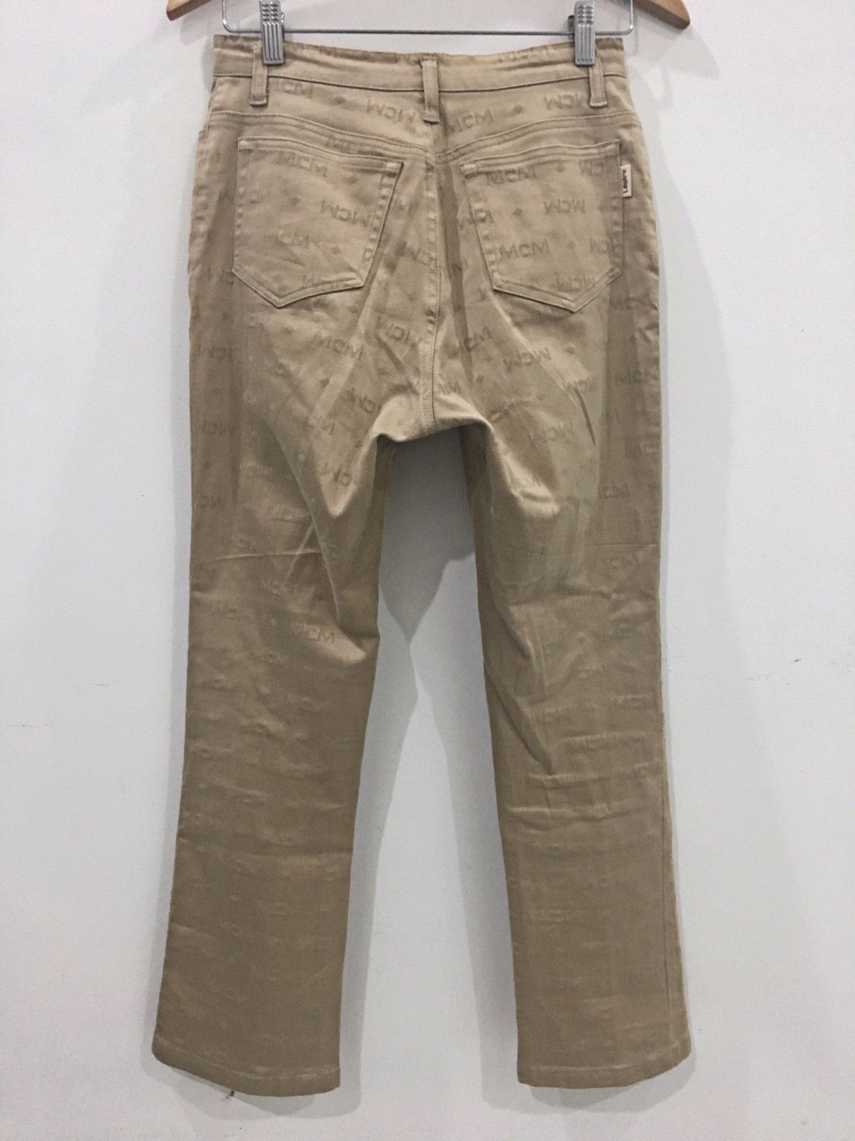 Designer MCM - SLIM STRETCH OVERPRINT SIGNATURE MONOGRAM MCM LOGO Size US 28 / EU 44 - 1 Thumbnail