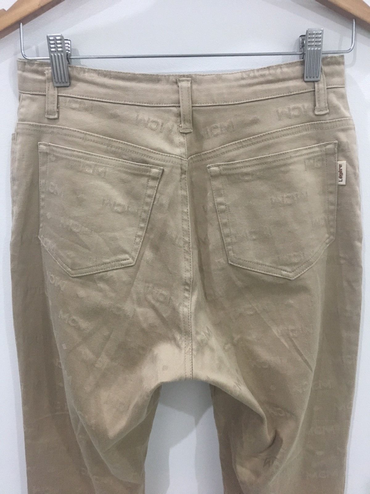 Designer MCM - SLIM STRETCH OVERPRINT SIGNATURE MONOGRAM MCM LOGO Size US 28 / EU 44 - 12 Thumbnail