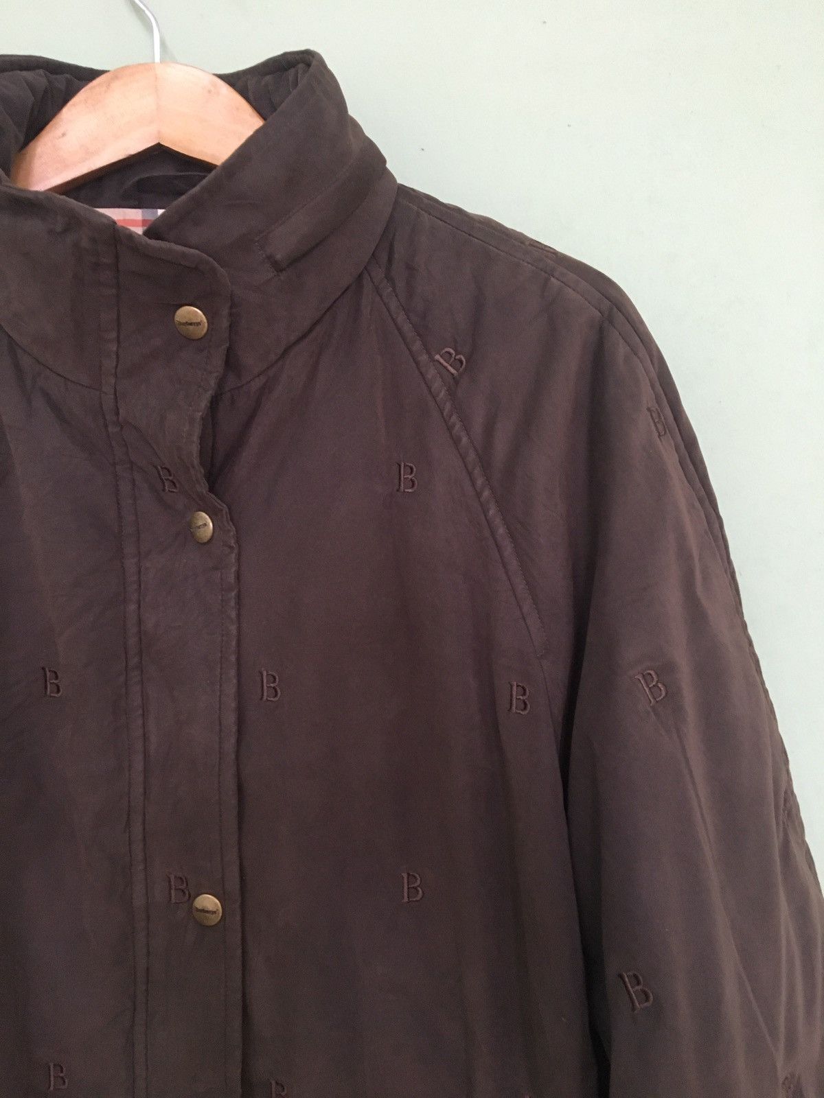 Burberry BURBERRY - JDM EMBROIDERED ALLOVER LOGO PUFFER PARKA HOODIE Size US M / EU 48-50 / 2 - 5 Thumbnail