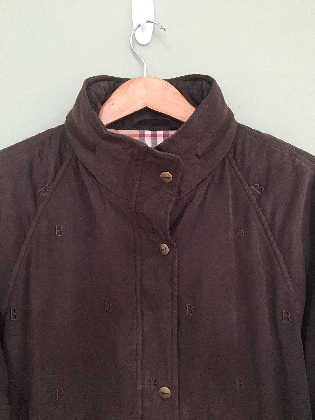 Burberry BURBERRY - JDM EMBROIDERED ALLOVER LOGO PUFFER PARKA HOODIE Size US M / EU 48-50 / 2 - 3 Thumbnail