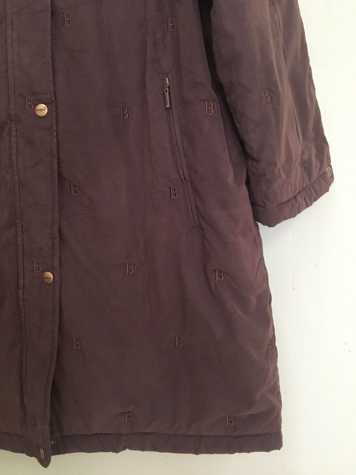 Burberry BURBERRY - JDM EMBROIDERED ALLOVER LOGO PUFFER PARKA HOODIE Size US M / EU 48-50 / 2 - 6 Thumbnail