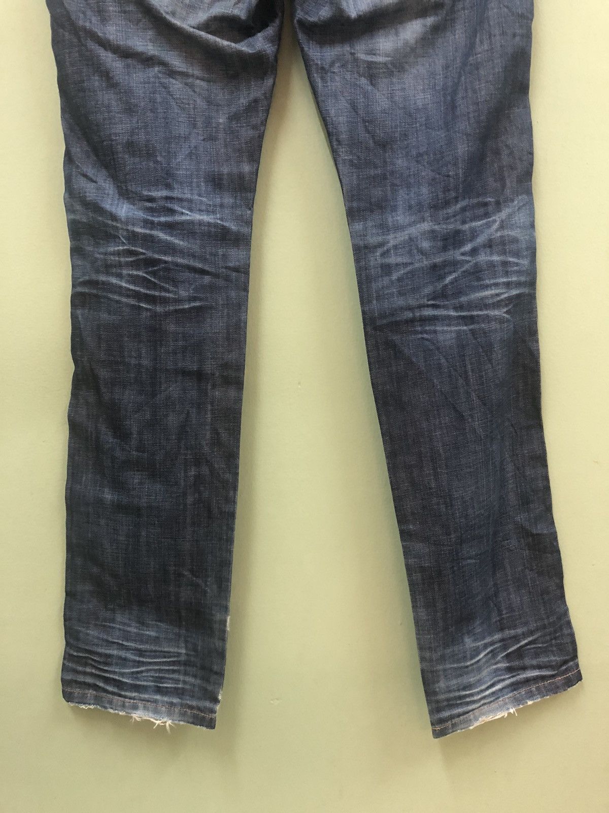 Hysteric Glamour MFG - SLIM FIT PATCHES WASHED DESTROY HYBRID JEANS Size US 32 / EU 48 - 8 Thumbnail