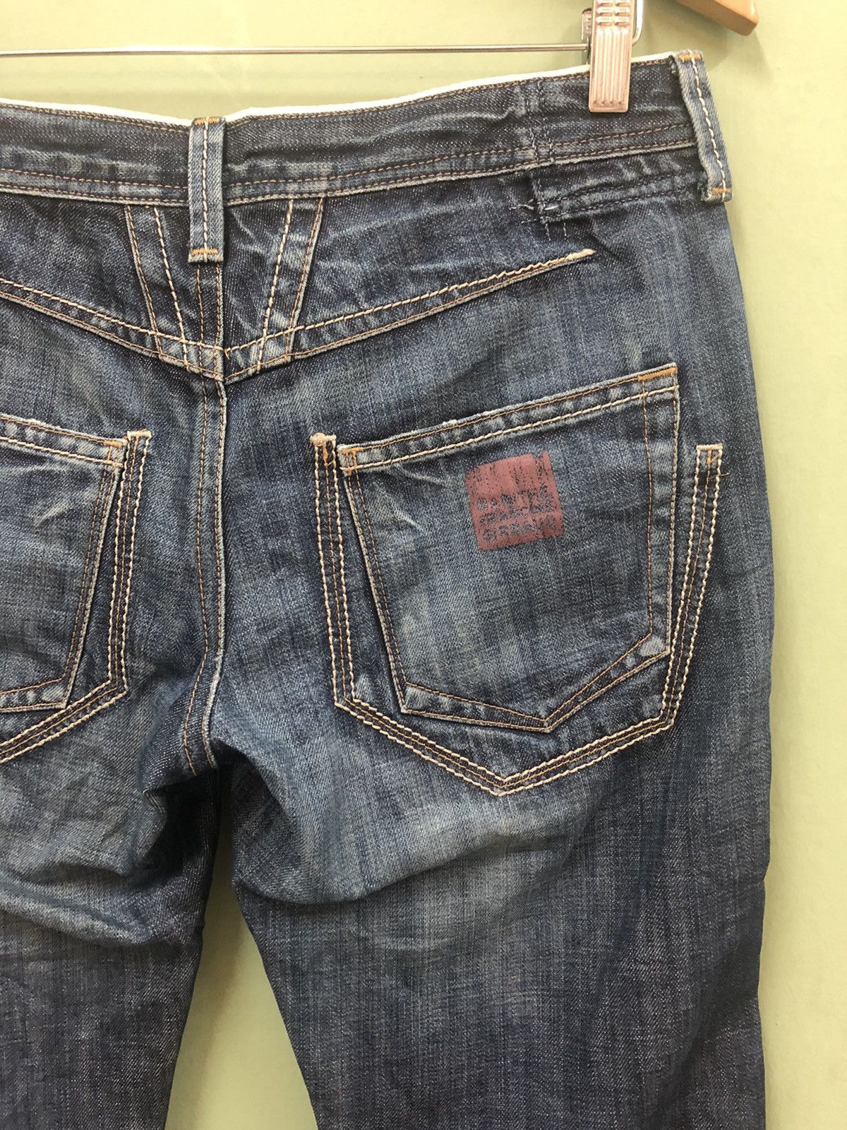 Hysteric Glamour MFG - SLIM FIT PATCHES WASHED DESTROY HYBRID JEANS Size US 32 / EU 48 - 10 Thumbnail