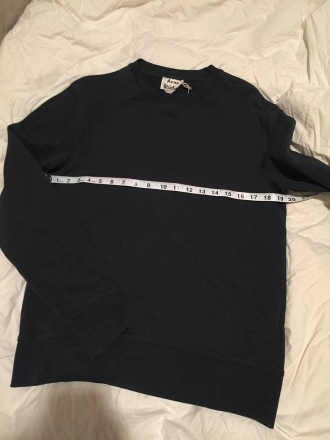 Acne Studios Fits XS-S Casey Spruce Green Crew Neck Size US XXS / EU 40 - 3 Thumbnail