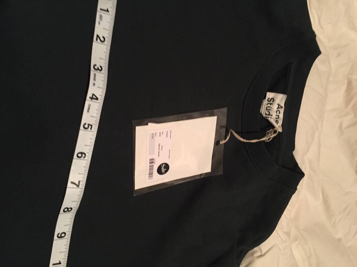 Acne Studios Fits XS-S Casey Spruce Green Crew Neck Size US XXS / EU 40 - 4 Thumbnail