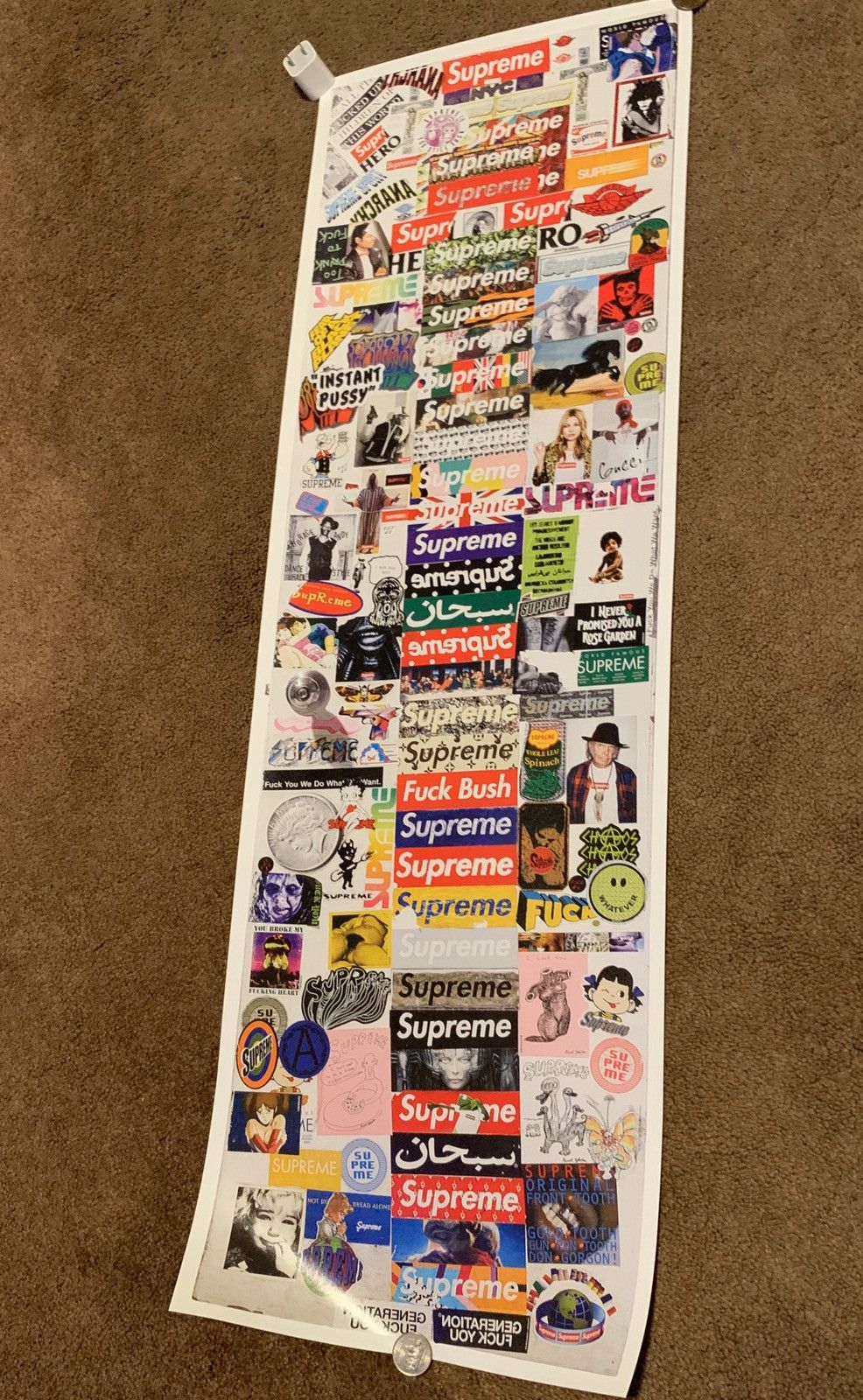 Supreme door hot sale poster