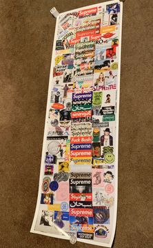 Supreme sales f&f poster