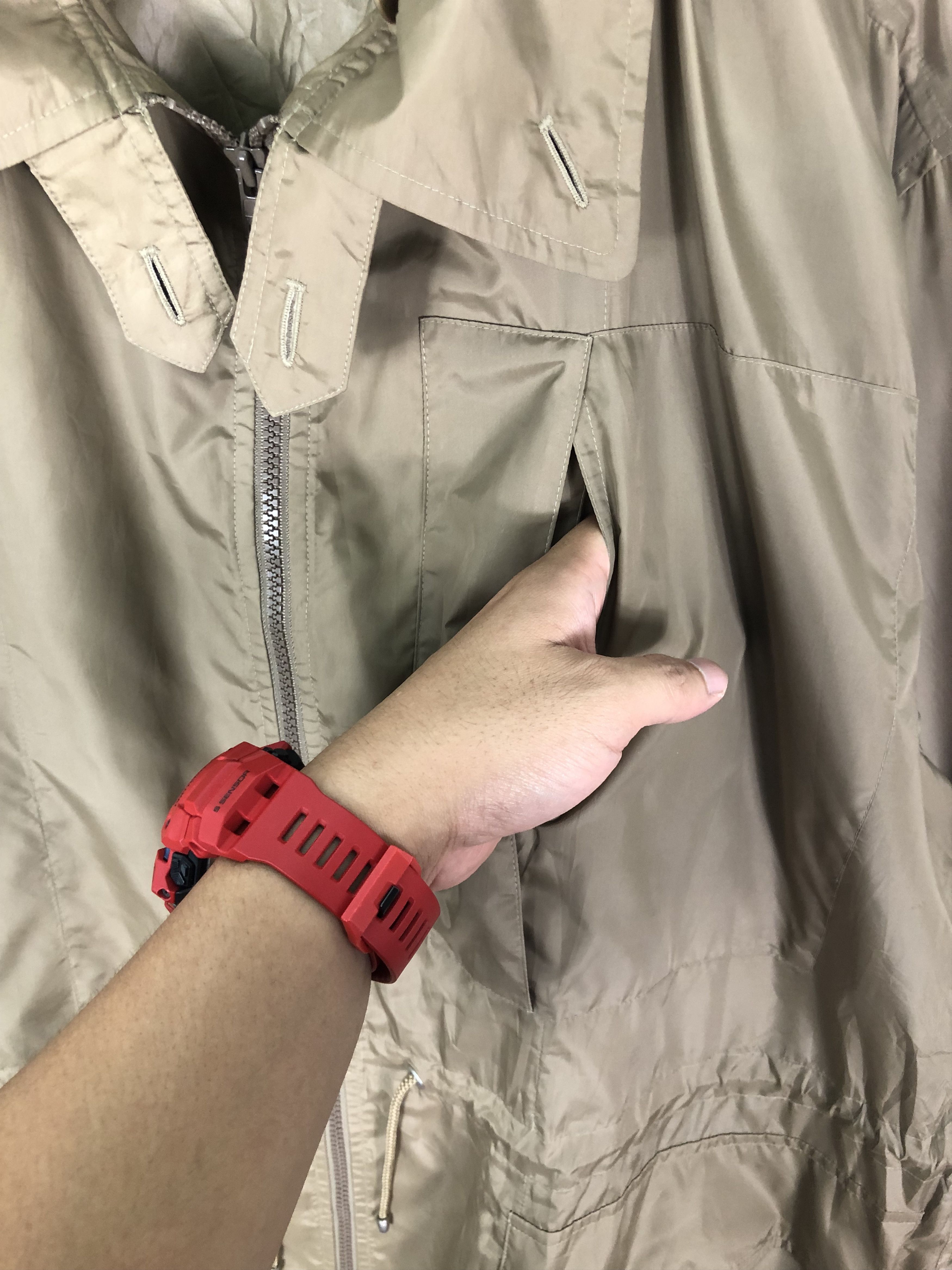 Homme Plisse Issey Miyake ARCHIVE🔥AW 2018 ISSEY MIYAKE POLY 1-LAYER PACKABLE WINDCOAT Size US L / EU 52-54 / 3 - 16 Thumbnail
